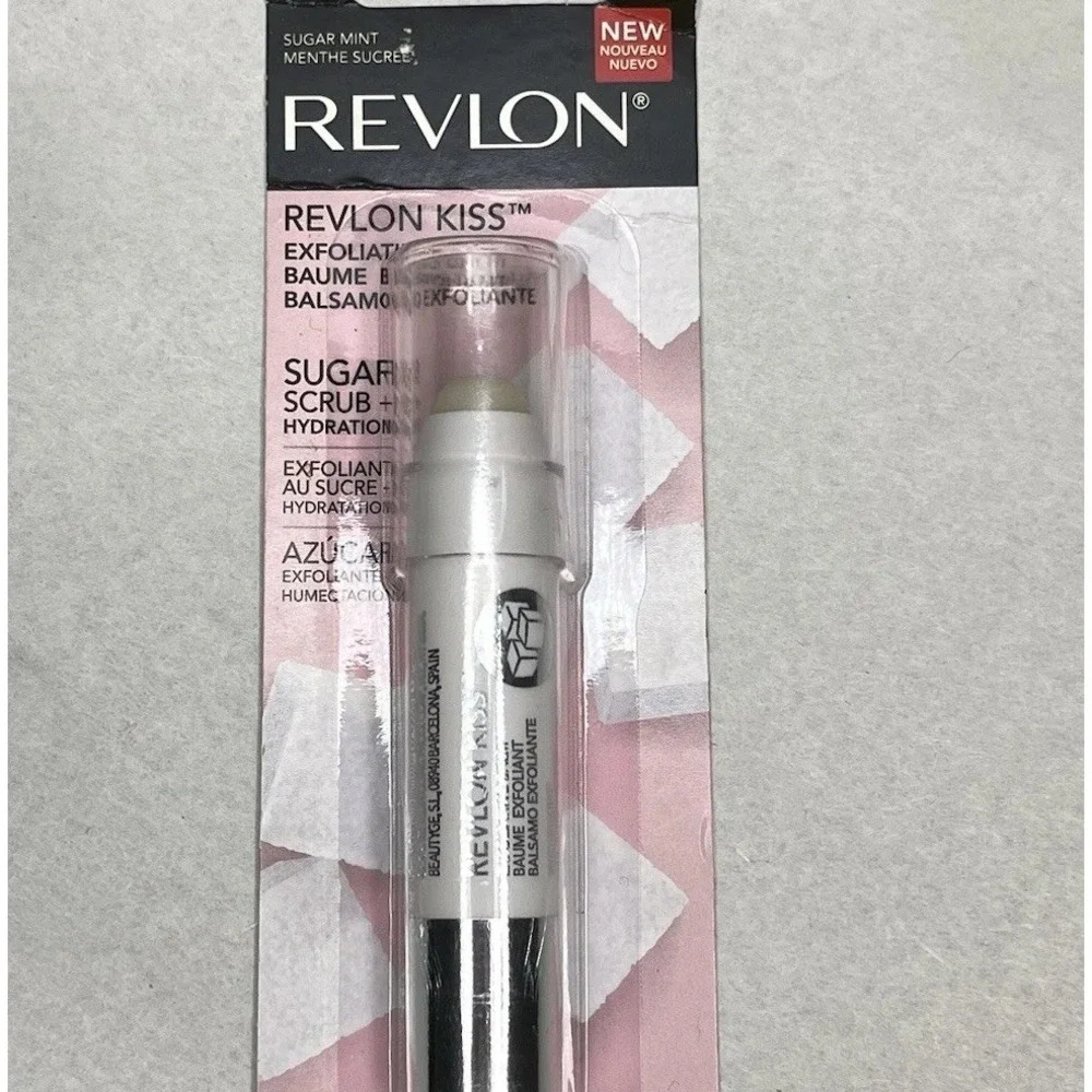 Revlon Kiss Exfoliating Balm Sugar Mint Sugar Scrub Hydration Polish Unique New